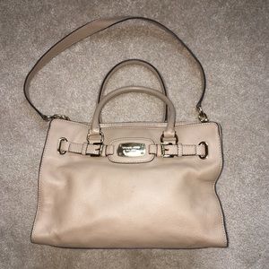 Michael Kors Pebbled Leather Gold Buckle Large